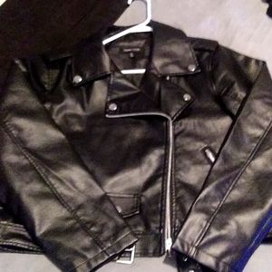 Moto Jacket (Faux Leather)
